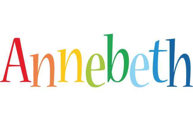 Annebeth birthday logo