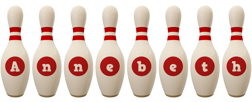 Annebeth bowling-pin logo