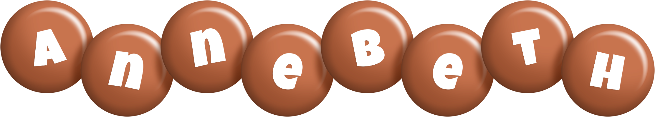 Annebeth candy-brown logo