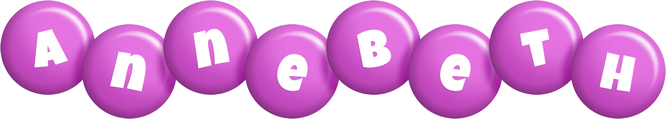 Annebeth candy-purple logo