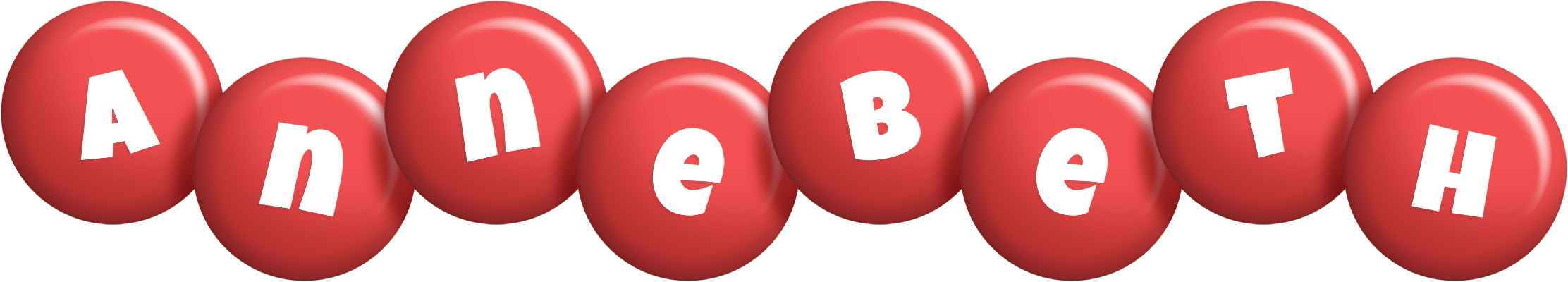Annebeth candy-red logo