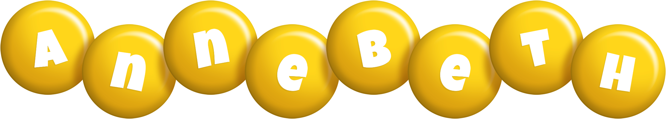 Annebeth candy-yellow logo
