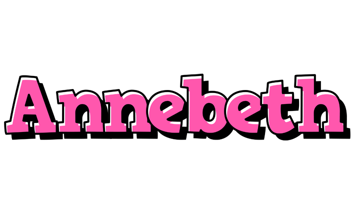 Annebeth girlish logo