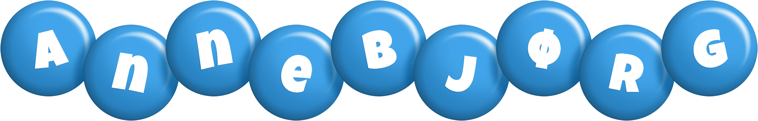 Annebjørg candy-blue logo