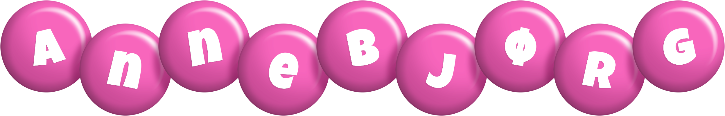 Annebjørg candy-pink logo