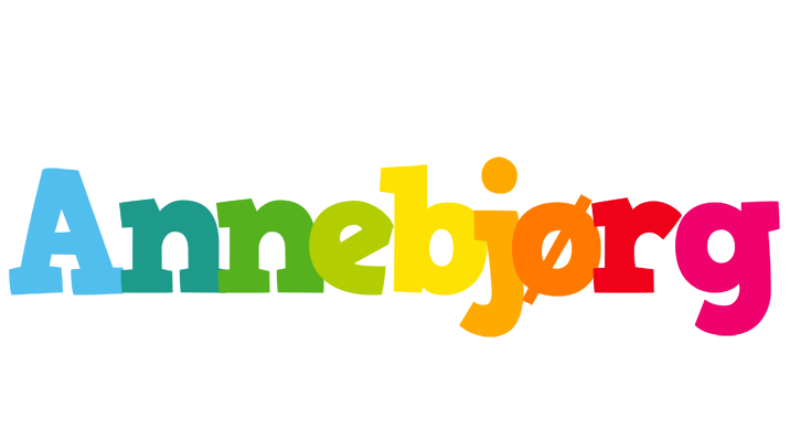 Annebjørg rainbows logo