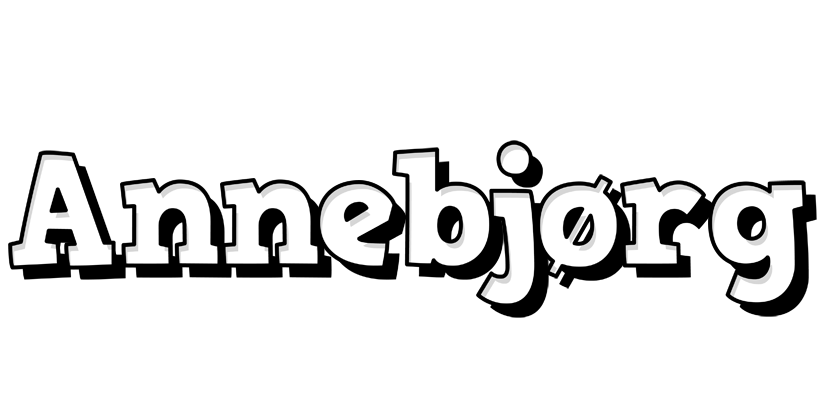 Annebjørg snowing logo
