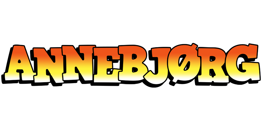 Annebjørg sunset logo