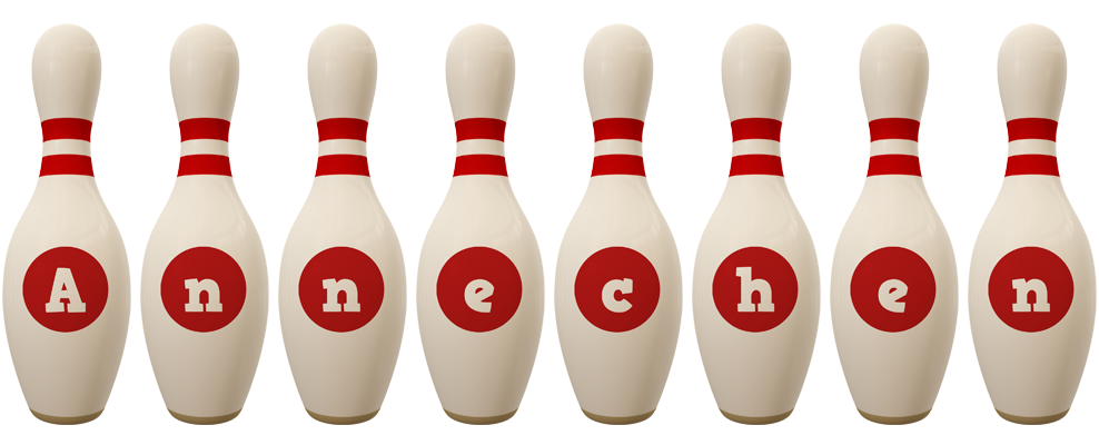 Annechen bowling-pin logo