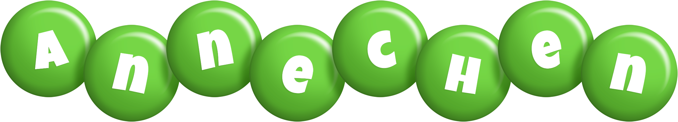 Annechen candy-green logo