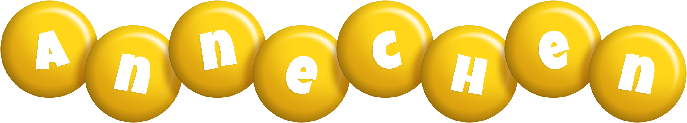 Annechen candy-yellow logo