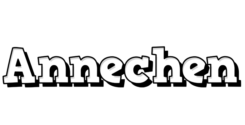 Annechen snowing logo