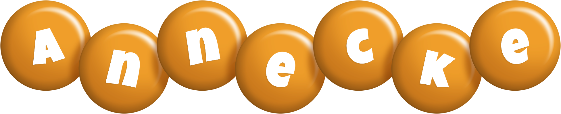Annecke candy-orange logo