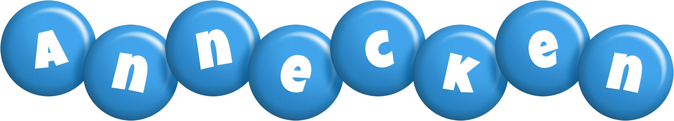 Annecken candy-blue logo