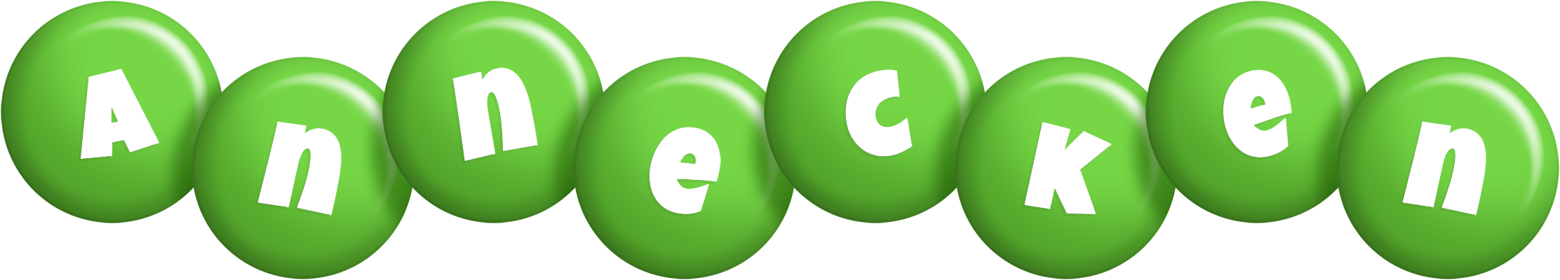 Annecken candy-green logo