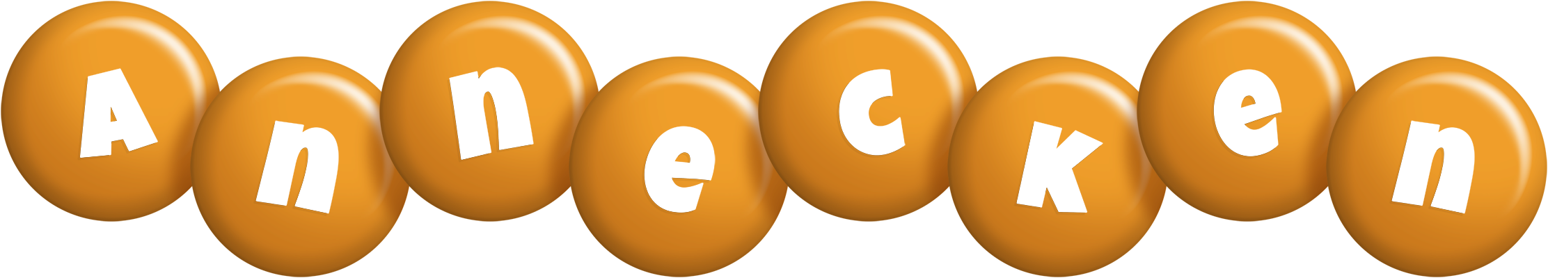Annecken candy-orange logo