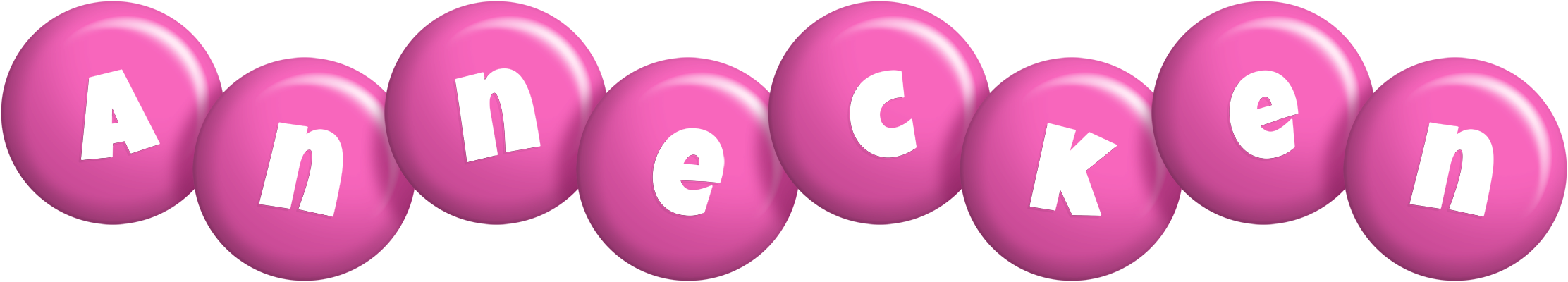 Annecken candy-pink logo