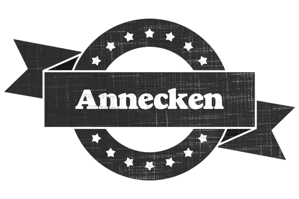 Annecken grunge logo