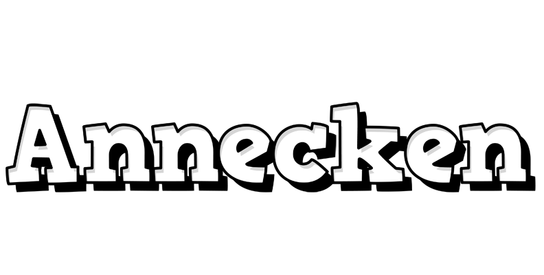 Annecken snowing logo