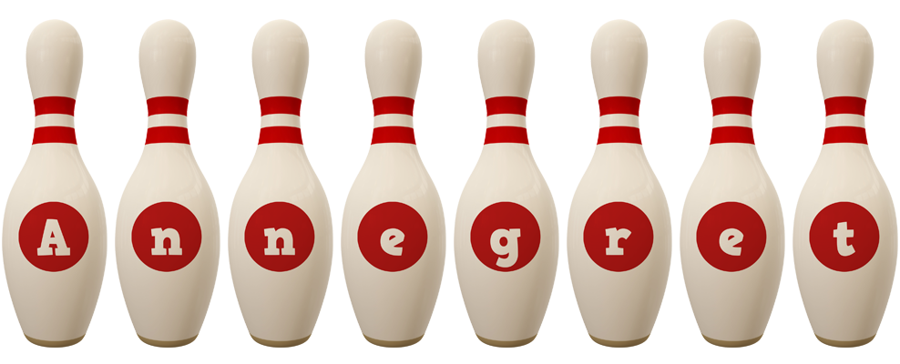 Annegret bowling-pin logo