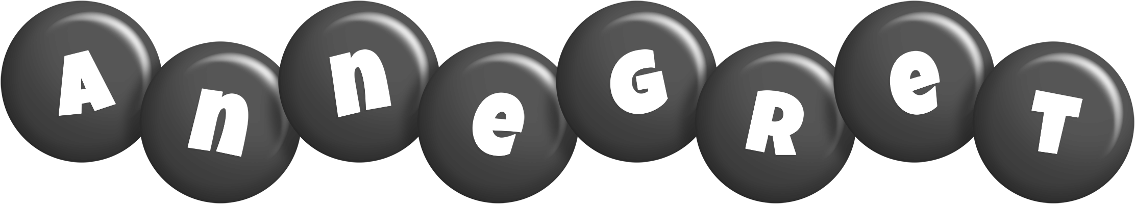 Annegret candy-black logo