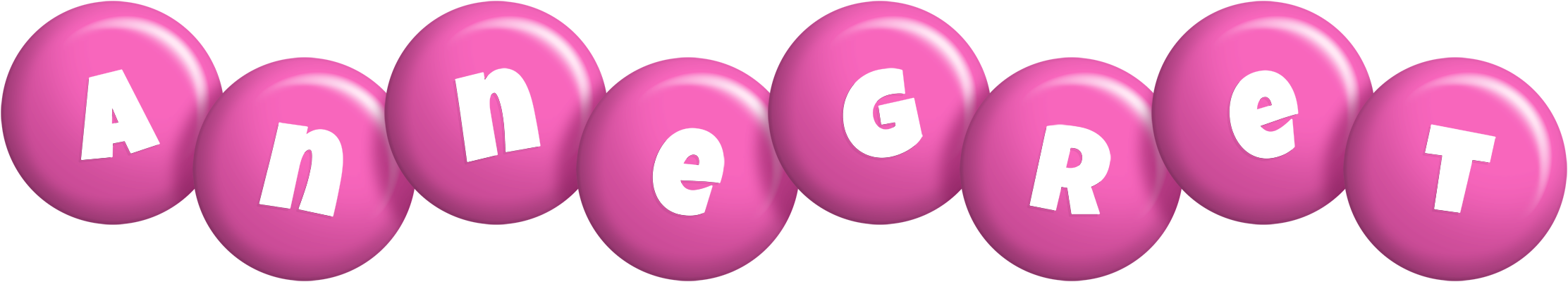 Annegret candy-pink logo