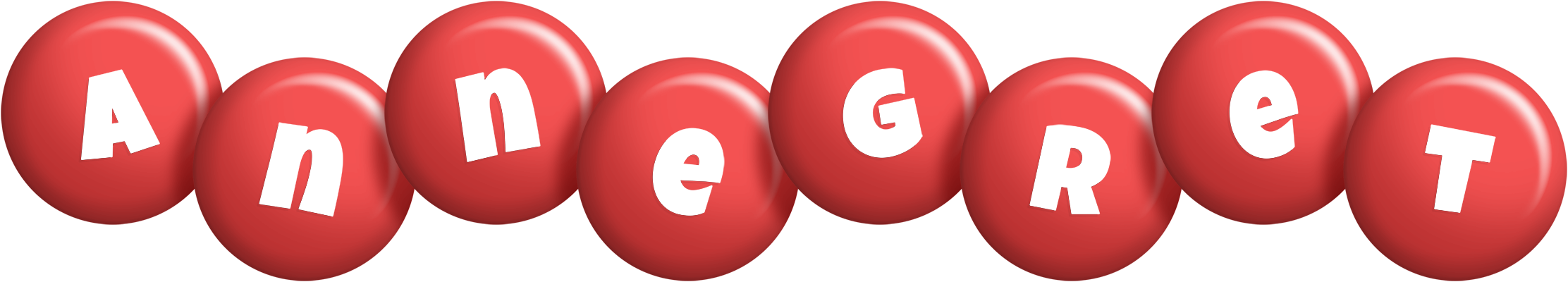 Annegret candy-red logo