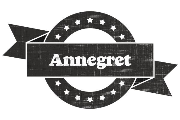 Annegret grunge logo