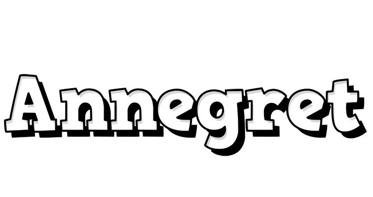 Annegret snowing logo