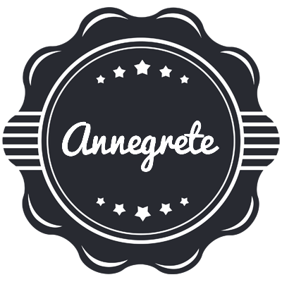Annegrete badge logo
