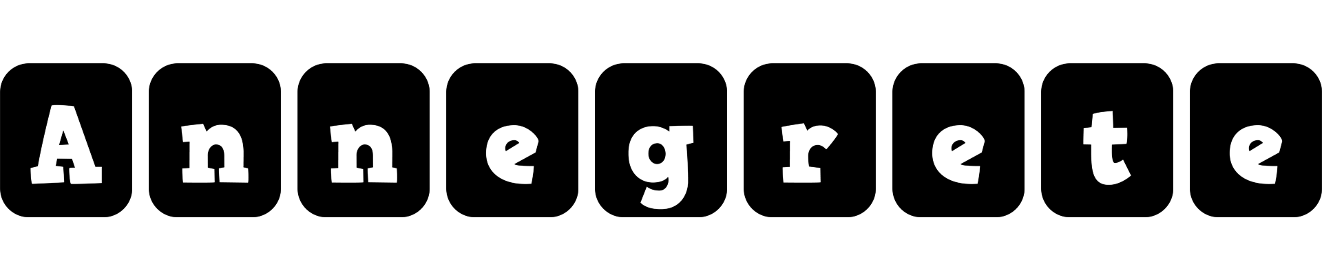 Annegrete box logo