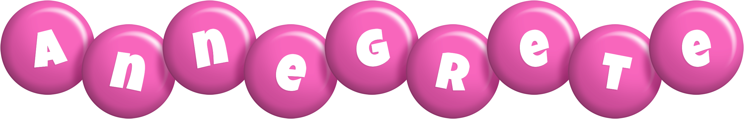 Annegrete candy-pink logo