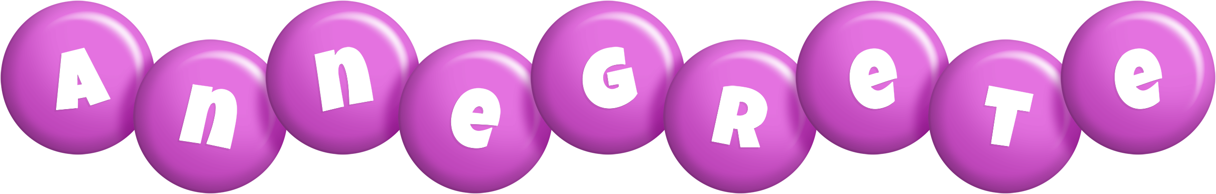 Annegrete candy-purple logo