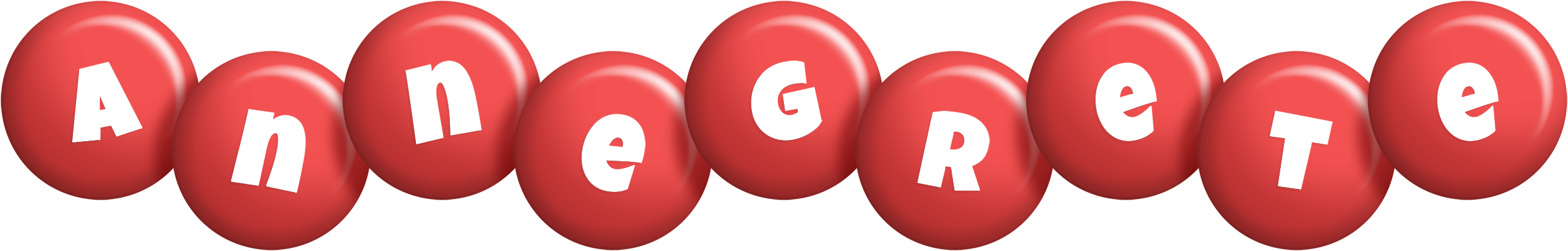 Annegrete candy-red logo