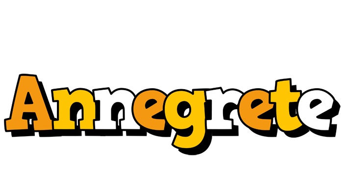 Annegrete cartoon logo