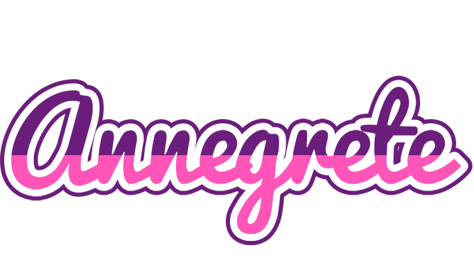 Annegrete cheerful logo