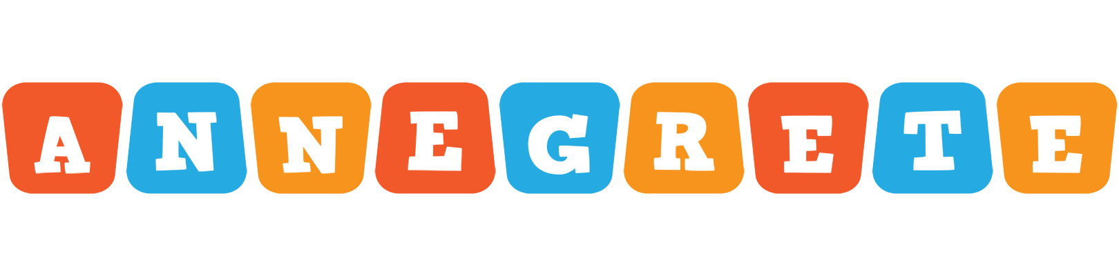 Annegrete comics logo