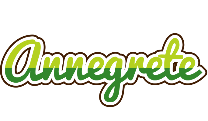 Annegrete golfing logo