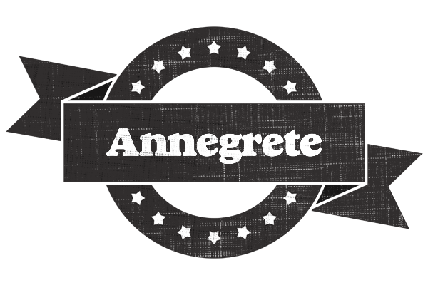 Annegrete grunge logo