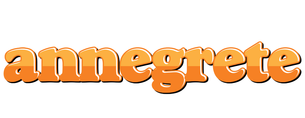 Annegrete orange logo