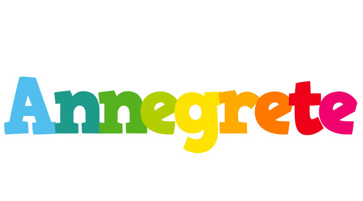 Annegrete rainbows logo