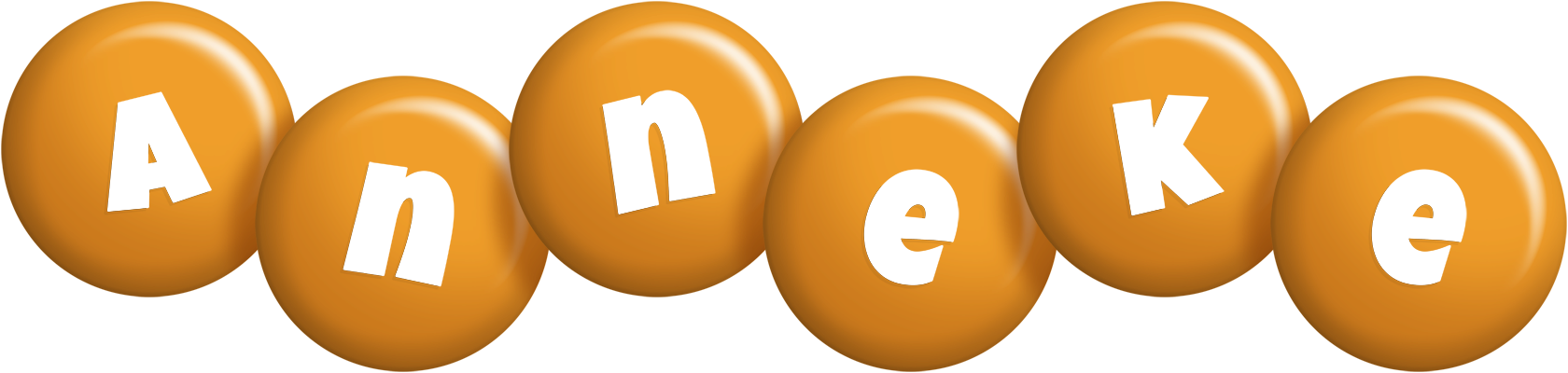 Anneke candy-orange logo
