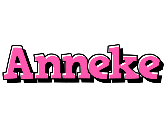 Anneke girlish logo