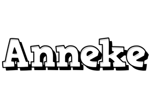 Anneke snowing logo