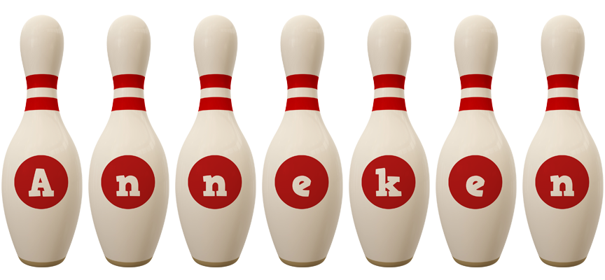 Anneken bowling-pin logo