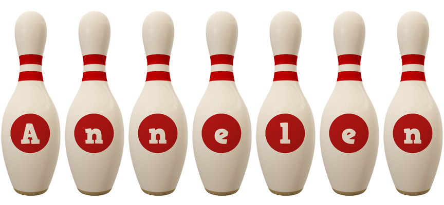 Annelen bowling-pin logo
