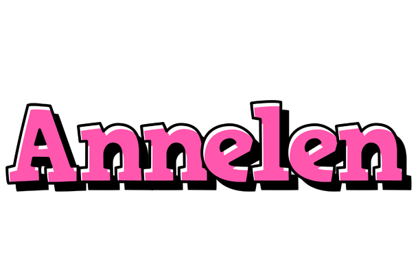 Annelen girlish logo
