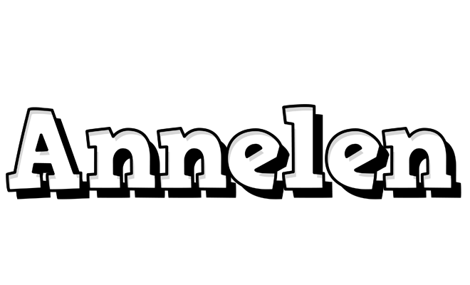 Annelen snowing logo