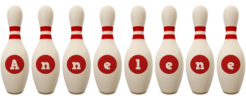 Annelene bowling-pin logo