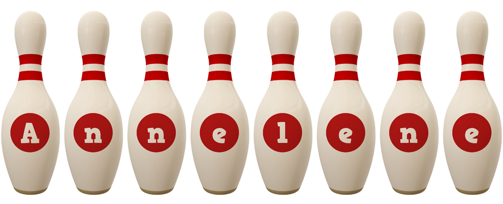 Annelene bowling-pin logo